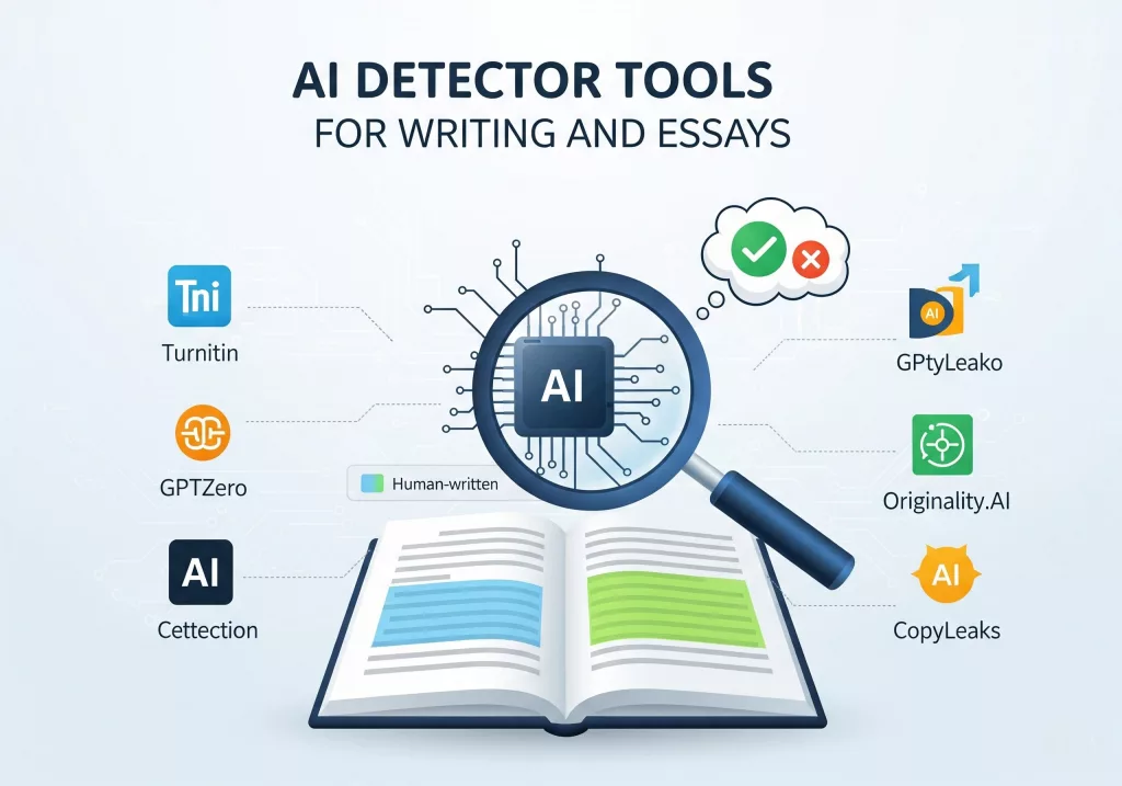 AI Detector Tools For Writing and Essays