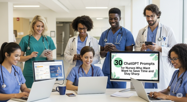 30 ChatGPT Prompts for Nurses Who Want to Save Time and Stay Sharp